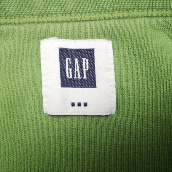 Gap Factory Men's Size XL Green Terry Lined Loose Fit Round Neck Sweat Shirt - Picture 3 of 12